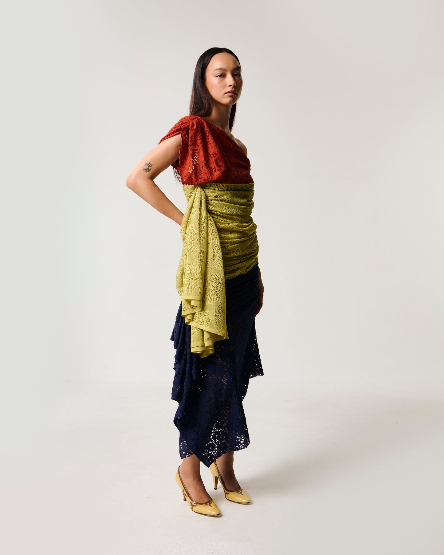 Tri Asym Dress