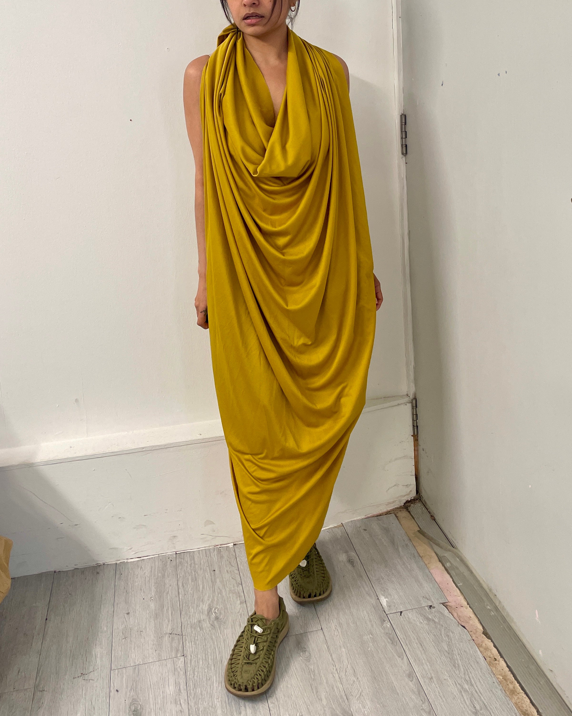 Aero Dress Mustard